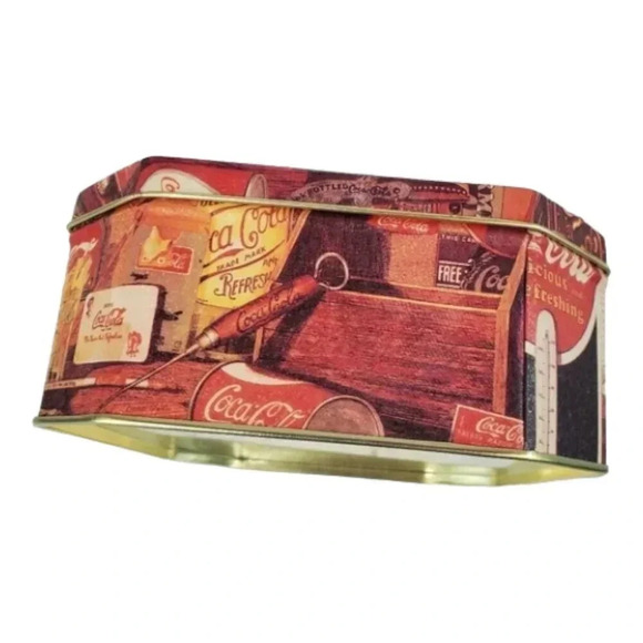 1997 Coca Cola Sports Work Bench Tin Coca Cola 90s Vintage Collectible Tin Box64 - Picture 6 of 10